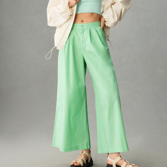 Anthropologie Pants - Anthropologie Mint Green Wide-Leg Pants